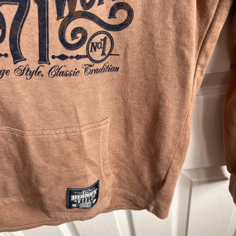 Disney Parks Walt Disney World Hoodie Mickey Mouse Graphic Pullover Ladies M - Picture 4 of 11
